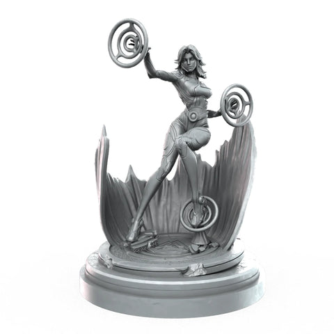 Invisible Woman (Feb 2025 Sculpt) Marvel MCP-compatible resin miniature by C27 Studios - product image 1