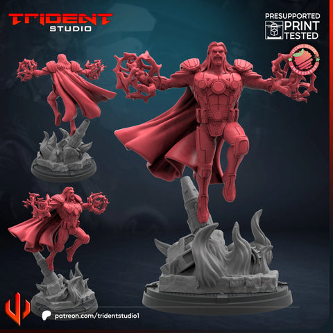Graviton Marvel MCP-compatible 40mm resin proxy miniature by Trident Miniatures - product image 1
