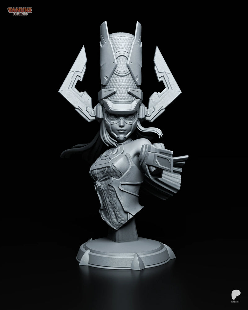 Galacta Resin Statue & Bust - Bust view 1