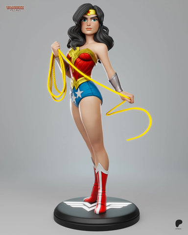 Wonder Woman Toon Resin Figure - Toon view 1