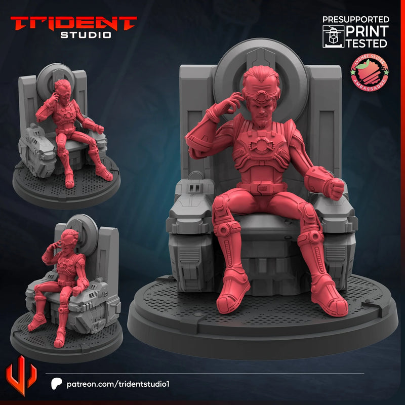 The Leader Marvel MCP-compatible 40mm resin proxy miniature by Trident Miniatures - product image 1