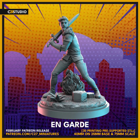 Fandrel Marvel MCP-compatible resin miniature by C27 Studios - product image 1