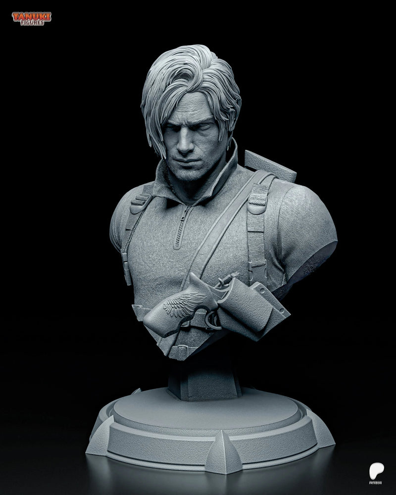 Leon Resin Statue & Bust - Bust view 1