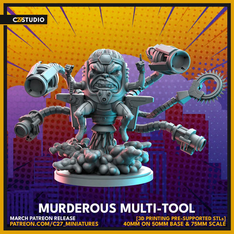 M.O.D.O.K. Marvel MCP-compatible resin miniature by C27 Studios - product image 1