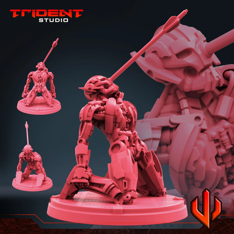 Ultron Drone Multiverse - Sculpt G Marvel MCP-compatible 40mm resin proxy miniature by Trident Miniatures - product image 1