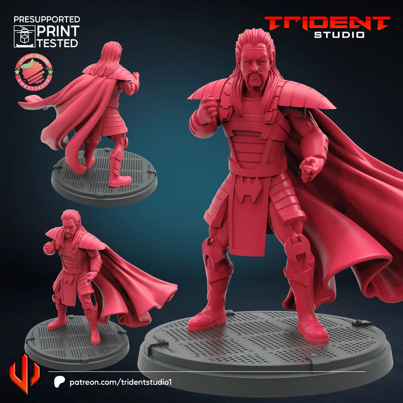 Mandarin 90'S Marvel MCP-compatible 40mm resin proxy miniature by Trident Miniatures - product image 1