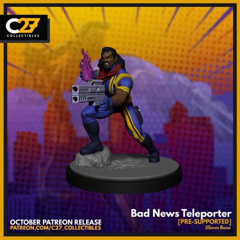 Bishop Marvel MCP-compatible resin miniature by C27 Studios - product image 1