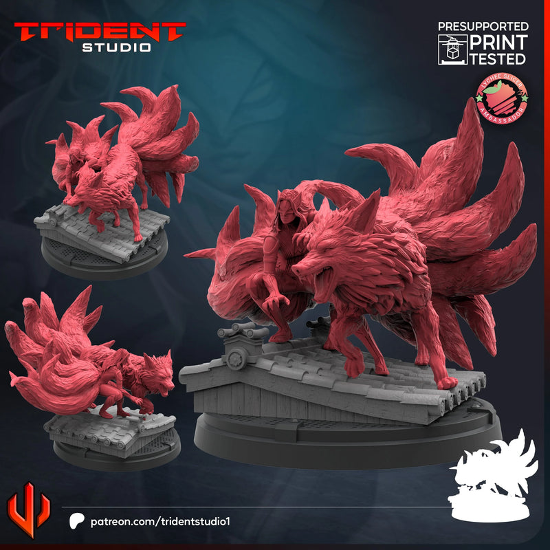 White Fox Marvel MCP-compatible 40mm resin proxy miniature by Trident Miniatures - product image 1