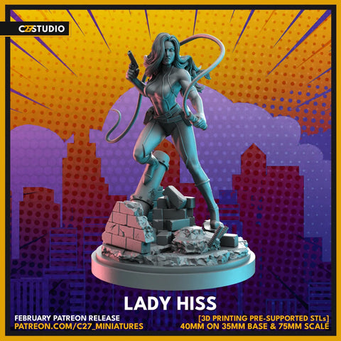 Viper Marvel MCP-compatible resin miniature by C27 Studios - product image 1