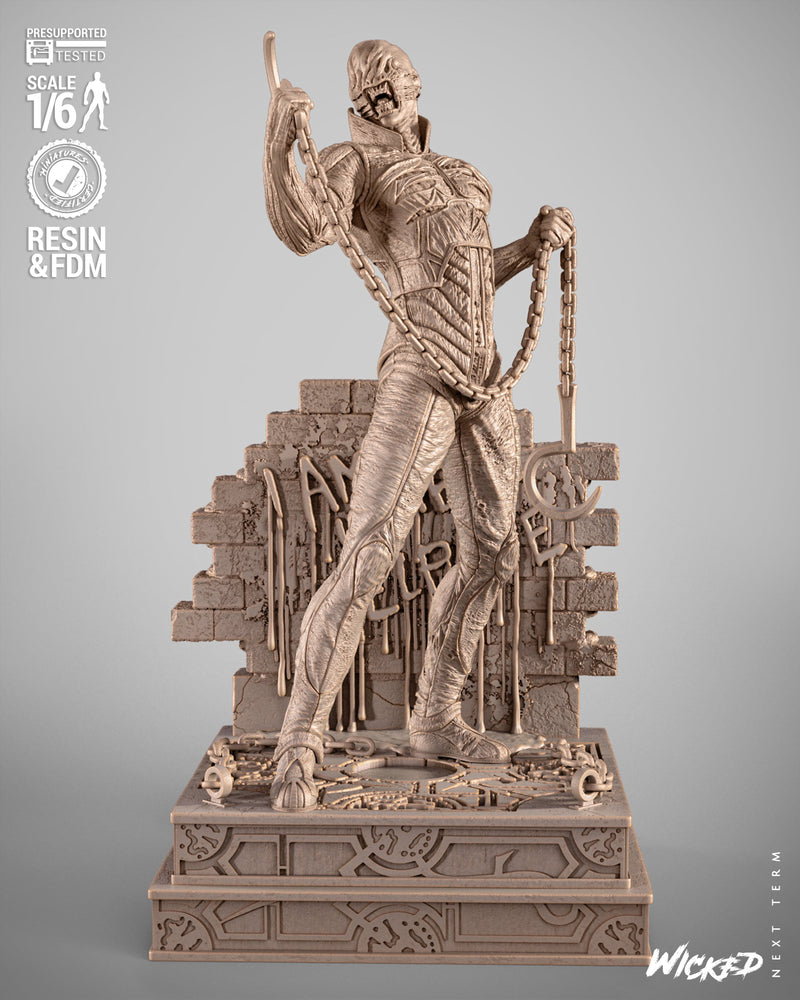 Chatterer Sculpture resin statue kit view 1
