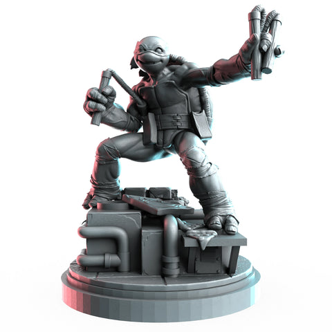 Michelangelo TMNT MCP-compatible resin miniature by C27 Studios - product image 1