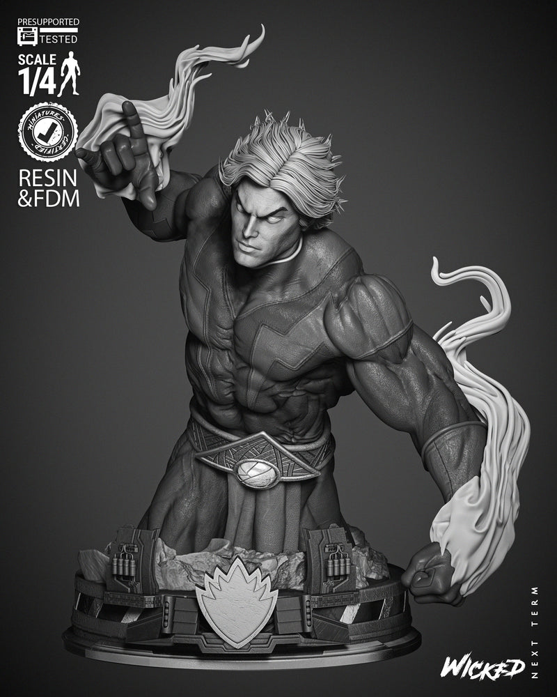 Adam Warlock Bust resin bust kit view 1