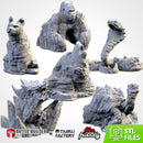 Animal Rocks 3D printed terrain view 1
