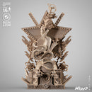 Dazzler Sculpture resin statue kit view 1