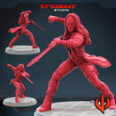 Gamora - Sculpt A Marvel MCP-compatible 40mm resin proxy miniature by Trident Miniatures - product image 1