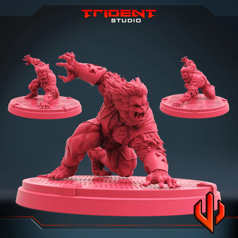 Beast Marvel MCP-compatible 40mm resin proxy miniature by Trident Miniatures - product image 1
