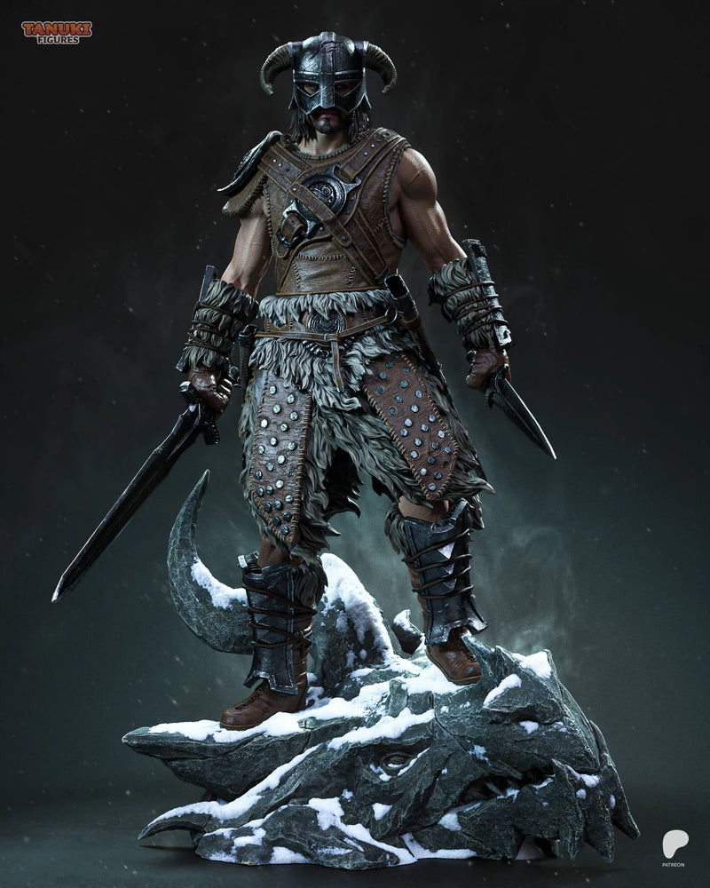 Dovahkiin Resin Statue & Bust - Full Size view 1
