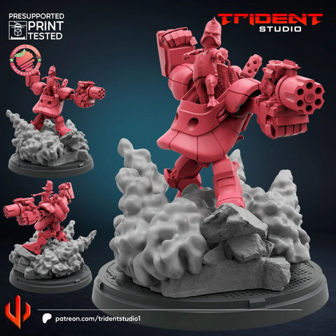 Howard The Duck And Robot Marvel MCP-compatible 40mm resin proxy miniature by Trident Miniatures - product image 1