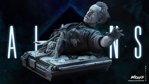 Bishop Sculpture resin statue kit view 1