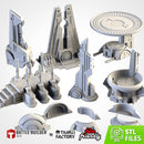 Xenos Buildings 03 3D printed terrain view 1