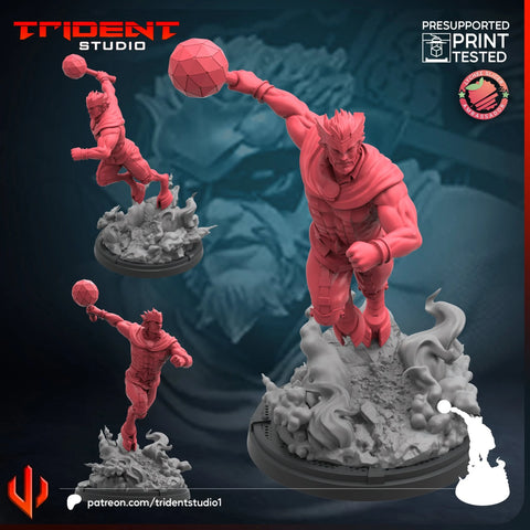 Gorgon Marvel MCP-compatible 40mm resin proxy miniature by Trident Miniatures - product image 1