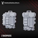 Backpacks for Dawnguard veterans - DakkaDakka Resin Miniature Accessory - image 1