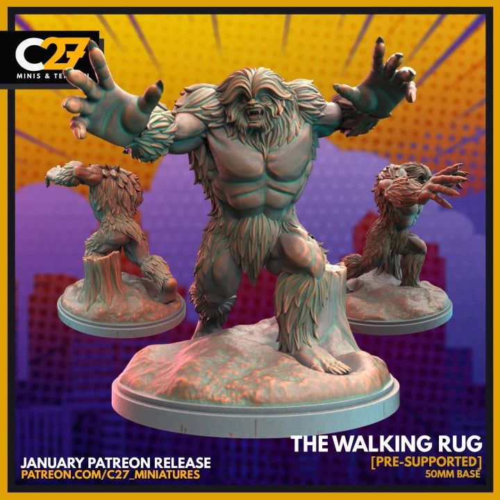 Sasquatch Marvel MCP-compatible resin miniature by C27 Studios - product image 1