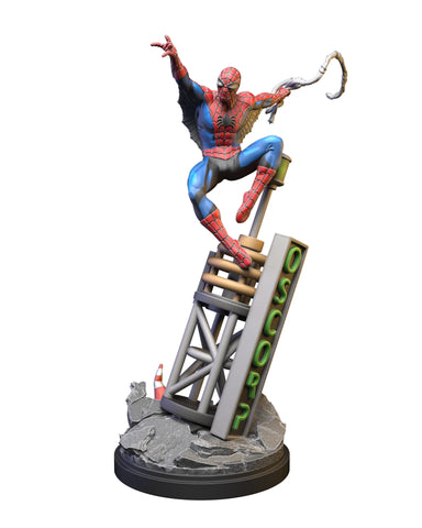 Spider-Man (Silver Age) Marvel MCP-compatible resin miniature by C27 Studios - product image 1