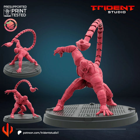 Scorpion Marvel MCP-compatible 40mm resin proxy miniature by Trident Miniatures - product image 1