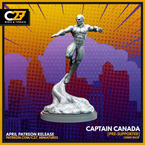 Guardian Marvel MCP-compatible resin miniature by C27 Studios - product image 1