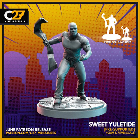 Luke Cage Marvel MCP-compatible resin miniature by C27 Studios - product image 1