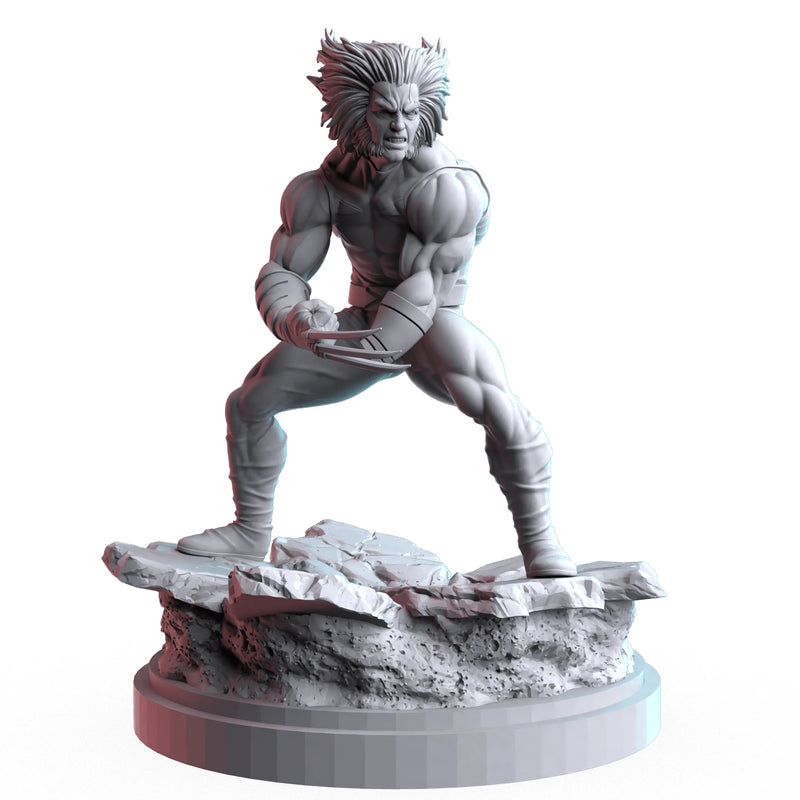Wolverine (Age of Apocalypse) Marvel MCP-compatible resin miniature by C27 Studios - product image 1