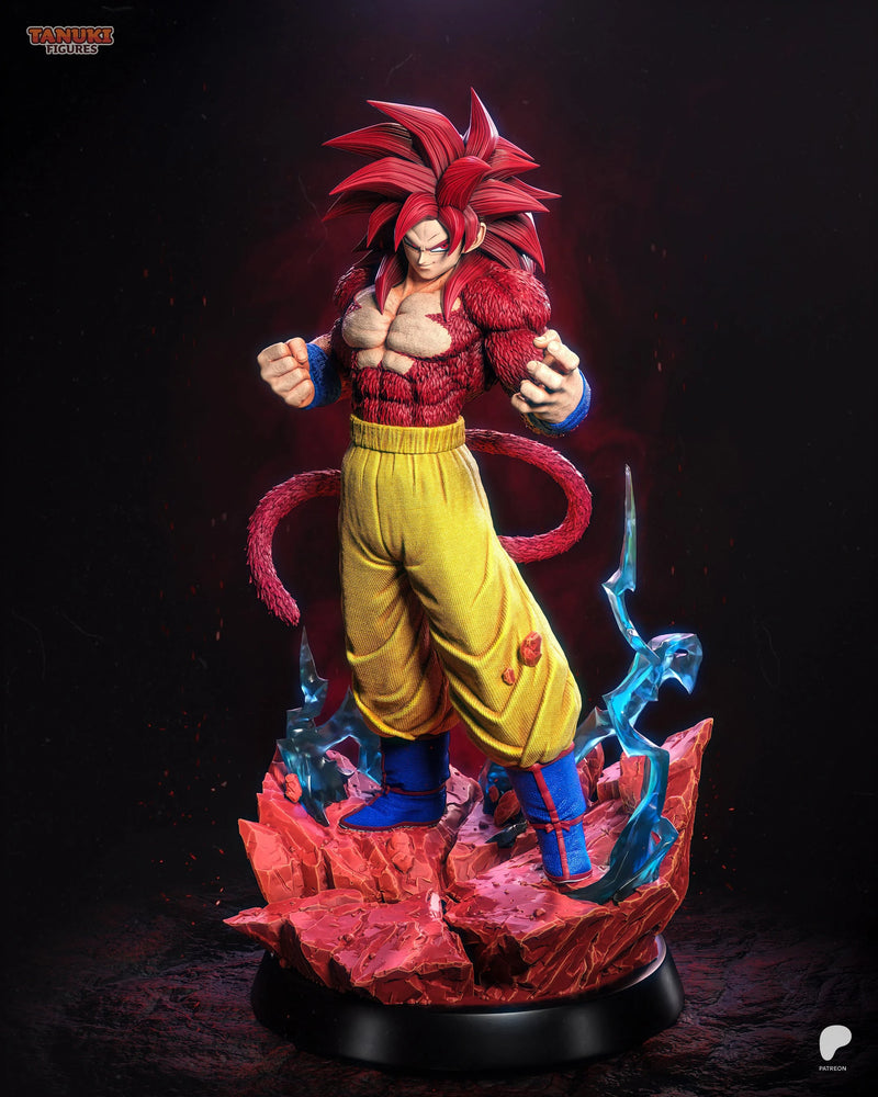 Goku SSJ4 Resin Statue & Bust - Full Size view 1