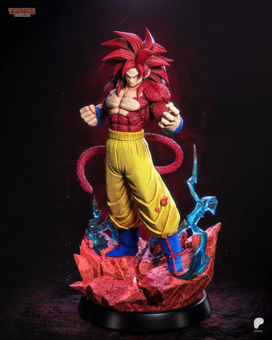 Goku SSJ4 Resin Statue & Bust - Full Size view 1
