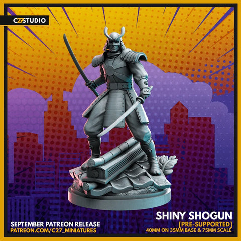 Silver Samurai Marvel MCP-compatible resin miniature by C27 Studios - product image 1