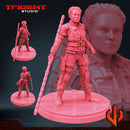 Yelena Belova - Sculpt B Marvel MCP-compatible 40mm resin proxy miniature by Trident Miniatures - product image 1