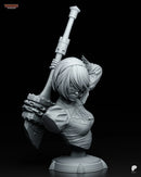 2B Resin Statue & Bust - Bust view 1