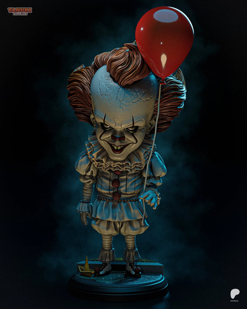 Pennywise Chibi Resin Figure - Chibi view 1