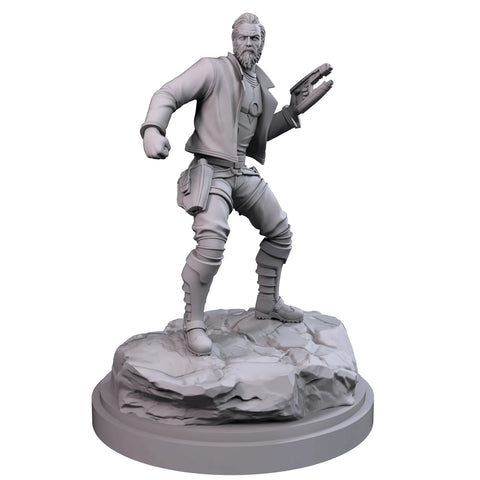 Old Man Quill / Star-Lord Marvel MCP-compatible resin miniature by C27 Studios - product image 1