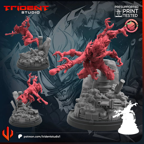 Man Spider Rivals Marvel MCP-compatible 40mm resin proxy miniature by Trident Miniatures - product image 1