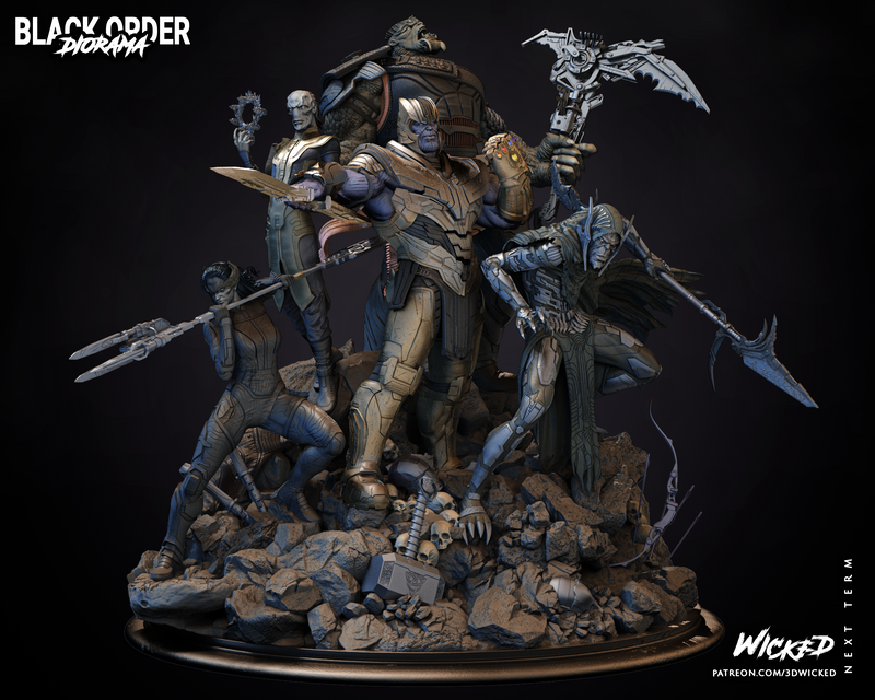 Black Order DIORAMA COMPLETE resin diorama kit view 1