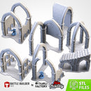 Majestic Ruins 3D printed terrain view 1