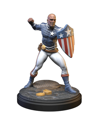 Patriot Marvel MCP-compatible resin miniature by C27 Studios - product image 1