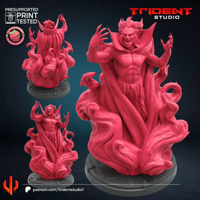 Mephisto Marvel MCP-compatible 40mm resin proxy miniature by Trident Miniatures - product image 1
