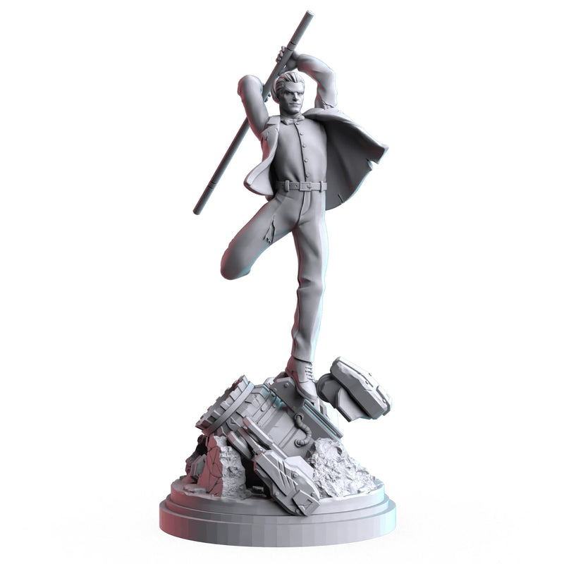 Gambit (White Suit) Marvel MCP-compatible resin miniature by C27 Studios - product image 1