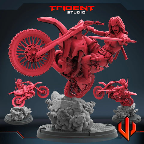 Gwenpool Unmasked Marvel MCP-compatible 40mm resin proxy miniature by Trident Miniatures - product image 1
