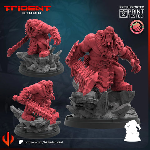 Skaar Marvel MCP-compatible 40mm resin proxy miniature by Trident Miniatures - product image 1