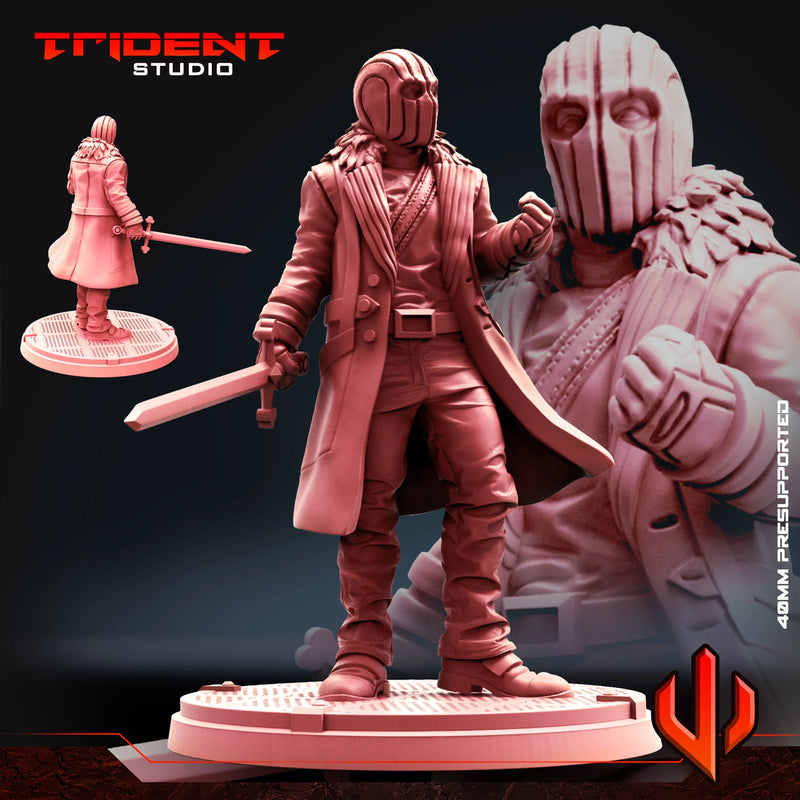 Baron Zemo 2021 - Sculpt A Marvel MCP-compatible 40mm resin proxy miniature by Trident Miniatures - product image 1