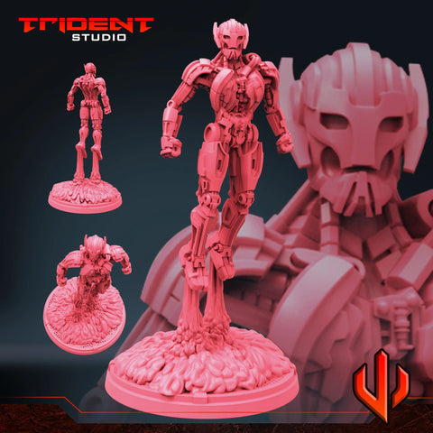 Ultron Drone Multiverse - Sculpt A Marvel MCP-compatible 40mm resin proxy miniature by Trident Miniatures - product image 1