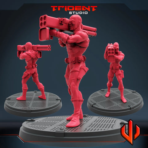 Bob Agent Marvel MCP-compatible 40mm resin proxy miniature by Trident Miniatures - product image 1